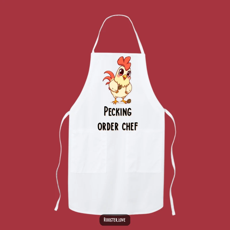 Funny Rooster Eyes Apron - Cook with Comedic Flair, Great Gift!