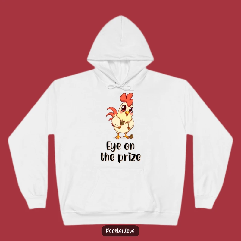 Funny Rooster Eyes Hoodie - Cozy Comfort with Exaggerated Humor