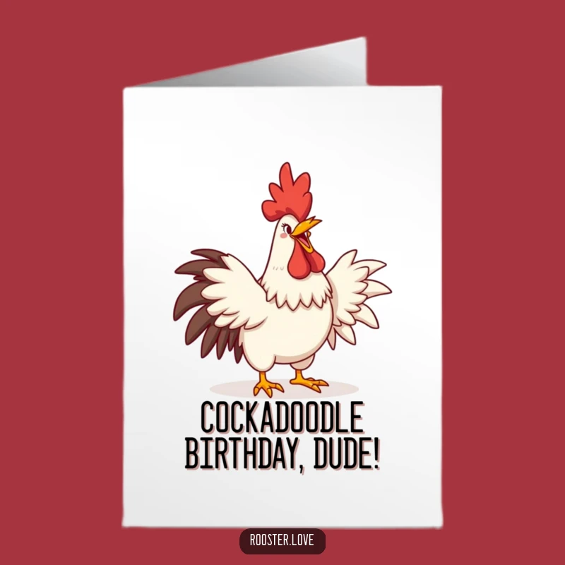 Free Printable Birthday Card: Funny Rooster Morning, Hilarious Downloadable Gift