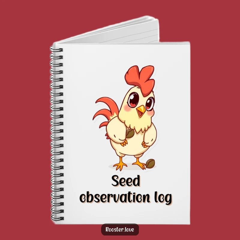 Funny Rooster Eyes Notebook - Jot Down Ideas with Exaggerated Humor